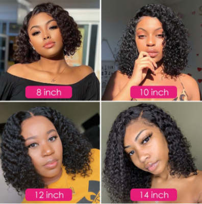 Gloryhair® Fashion Hairstyles 140% Density 100% Virgin Human Hair Short Bob  Wigs Middle Part Lace Front Bob Style Wig Straight Natural Black for Women  (100% Brzailian Hair, 12 Inch) : Amazon.in: Beauty